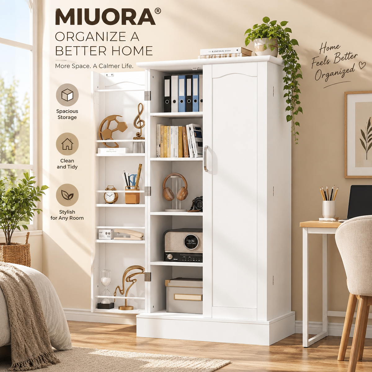 MIUORA® Elegant Storage Cabinet | Minimalist Multi-Purpose Home Furniture