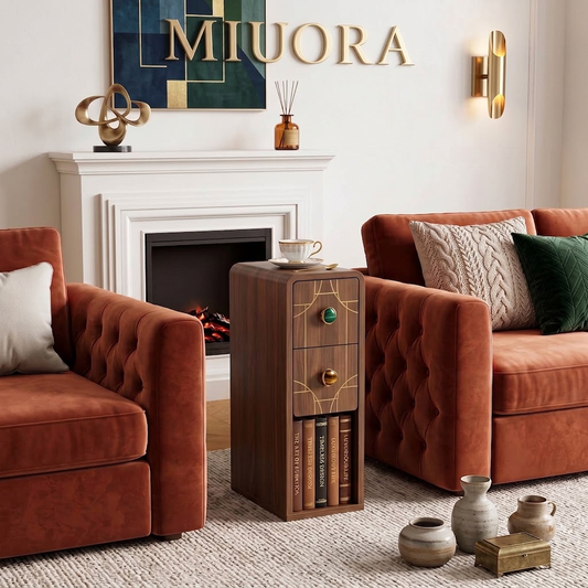 MIUORA® Multi-Functional Side Table | Modern Nightstand With Storage Drawer