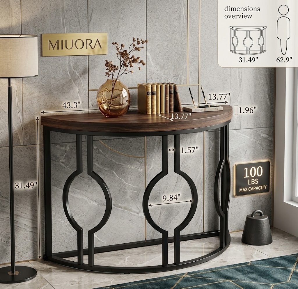 MIUORA® Luxury Accent Table | Modern Decorative Furniture For Contemporary Homes